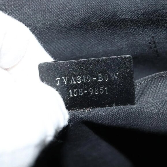 FENDI Zucca Canvas Shoulder Bag PVC Blue Silver Auth bs28711 - Picture 10 of 16